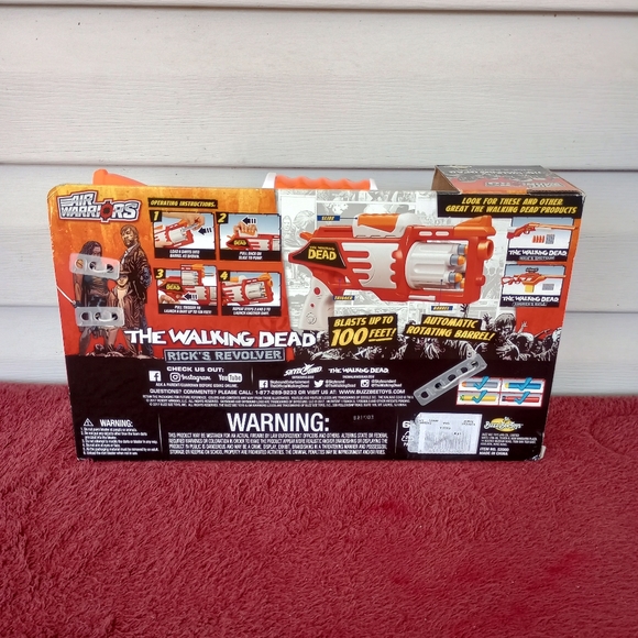 Buzzbee Toys Air Warriors The Walking Dead Rick's Revolver - Picture 3 of 8